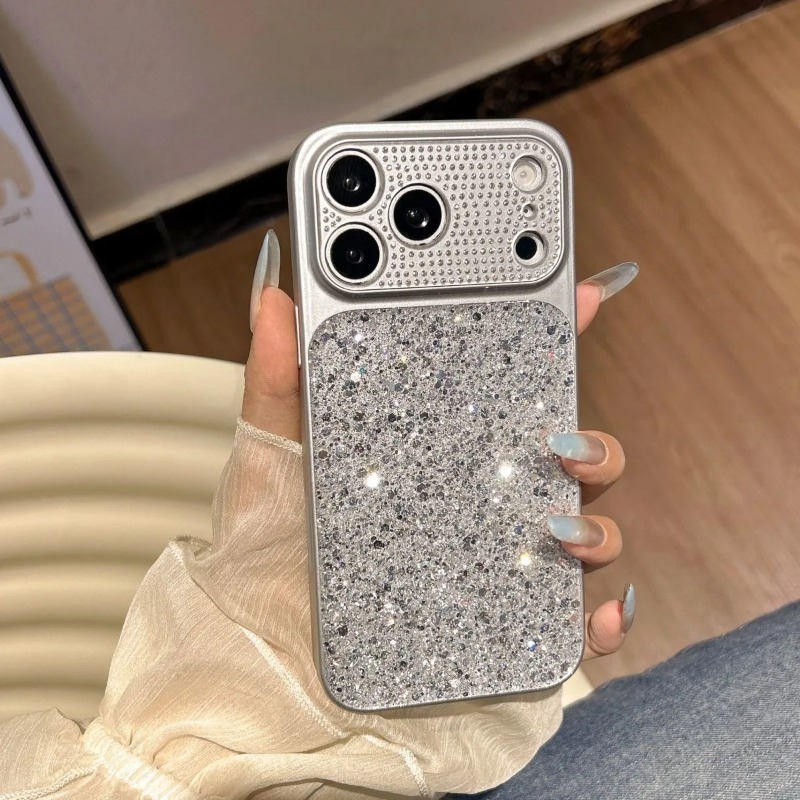 Tablet Accessories Aesthetic - 글리터 다이아몬드 카메라 렌즈 대형 창