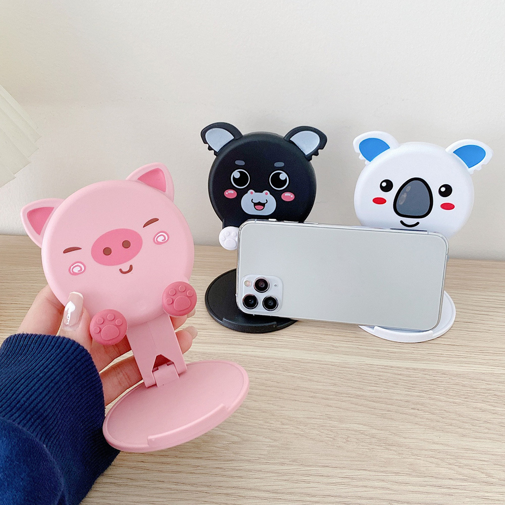 Tablet Accessories For Students - 귀여운 동물 모양 접이식 조절 가능