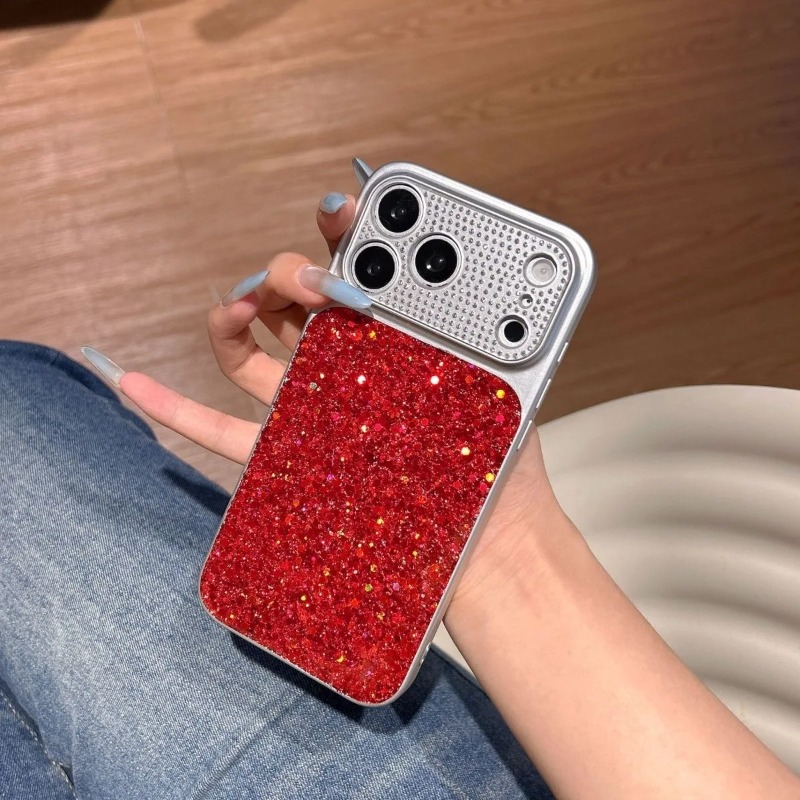 글리터 다이아몬드 카메라 렌즈 대형 창 휴대폰 케이스  - Tablet Accessories Aesthetic 리뷰 및 가격