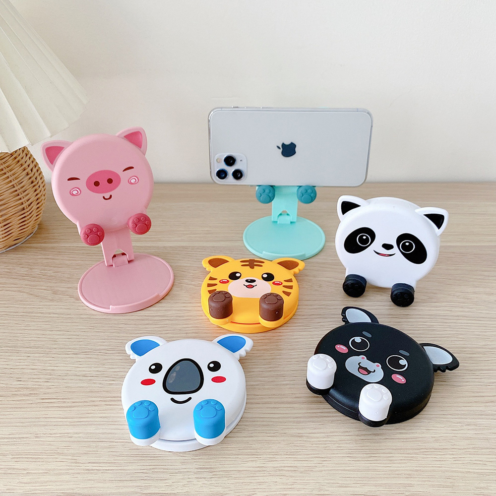 귀여운 동물 모양 접이식 조절 가능 스마트폰 거치대 데 - Tablet Accessories For Students 리뷰 및 가격