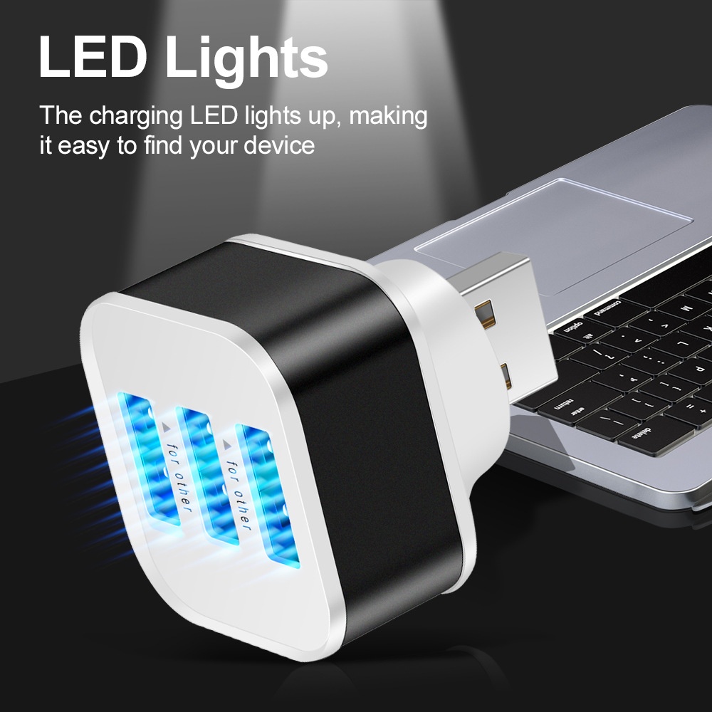 3 포트 USB 슬롯 어댑터, USB 3 in 1 다중 - Laptop Tablet Accessories 리뷰 및 가격