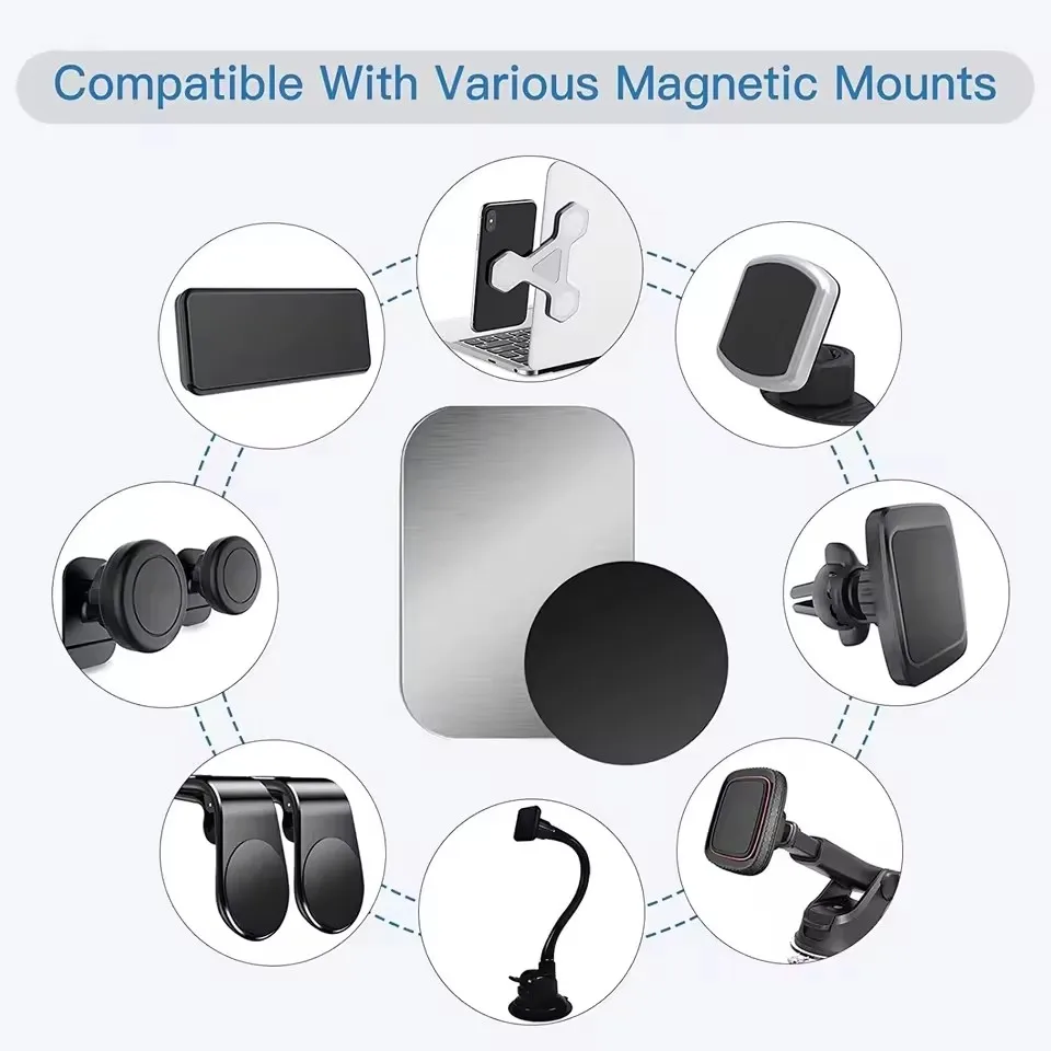자석식 차량용 휴대폰 거치대용 금속판 디스크, 얇은 철 - Tablet Phone Accessories 리뷰 및 가격