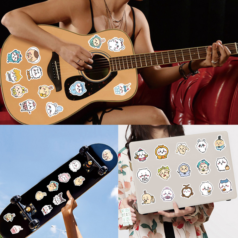 102 JIYI 만화 스티커, 하치와레 우사기 스티커  - Tablet Phone Accessories 리뷰 및 가격