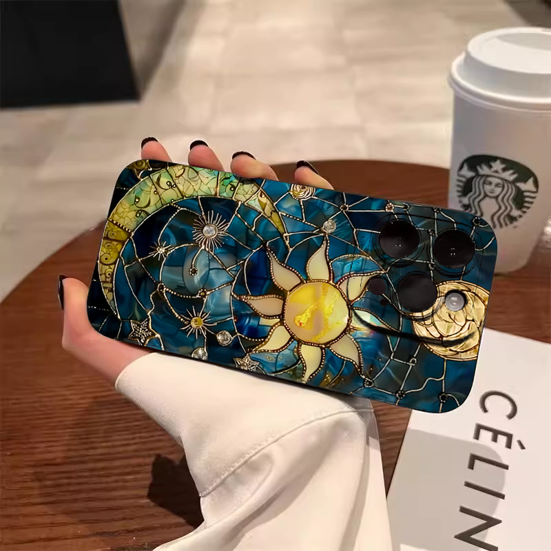 심미적인 해와 달 프린트 폰 케이스 삼성 갤럭시 S25 - Tablet Accessories Aesthetic 리뷰 및 가격