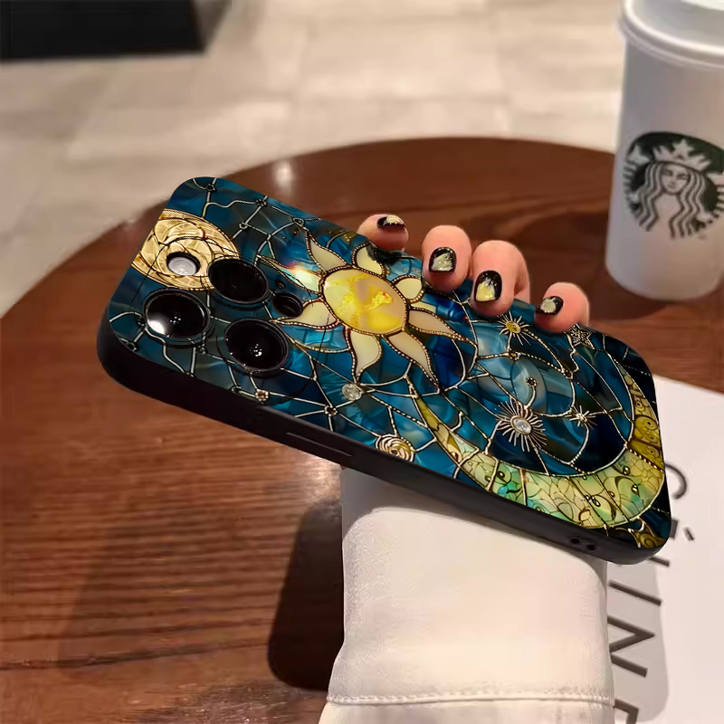 심미적인 해와 달 프린트 폰 케이스 삼성 갤럭시 S25 - Tablet Accessories Aesthetic 리뷰 및 가격