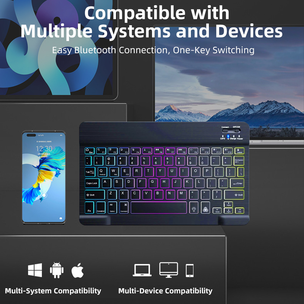 2026 백라이트 블루투스 키보드 안드로이드 iOS 윈 - Android Tablet Gaming Accessories 리뷰 및 가격