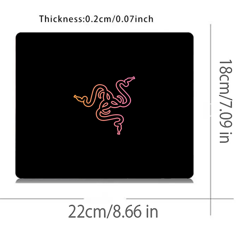 레이저 럭셔리 마우스 패드 애니메이션 게이머 데스크 매 - Laptop Tablet Accessories 리뷰 및 가격